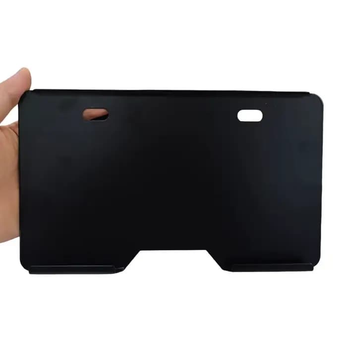 Support de plaque d'immatriculation de moto avec couvercle en acrylique transparent