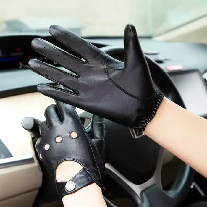 Nouveauté gants de luxe en cuir véritable pour hommes