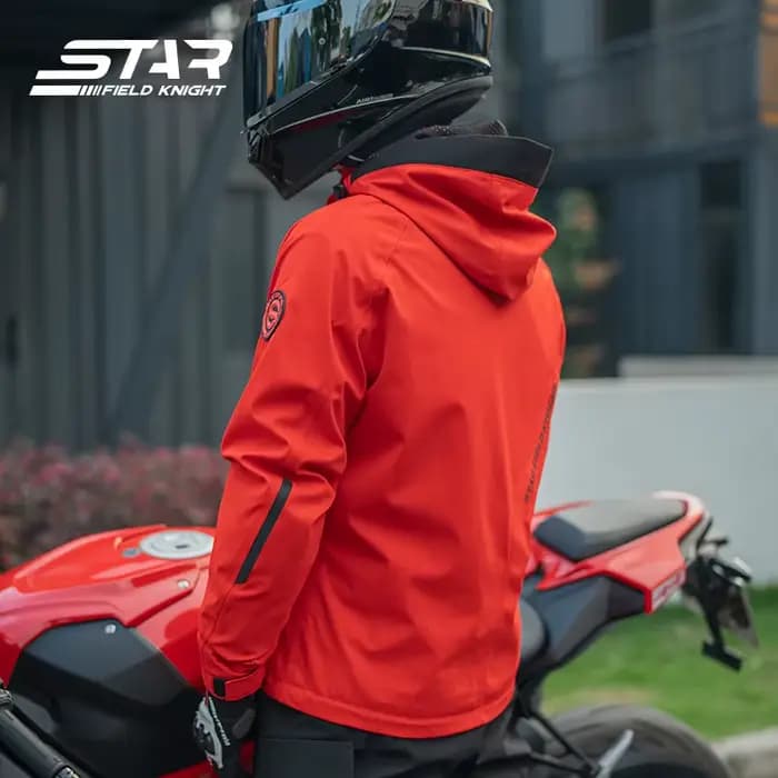 Star Field Knight – veste de moto Orange