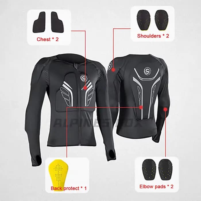 Veste d'armure douce pour moto d'été