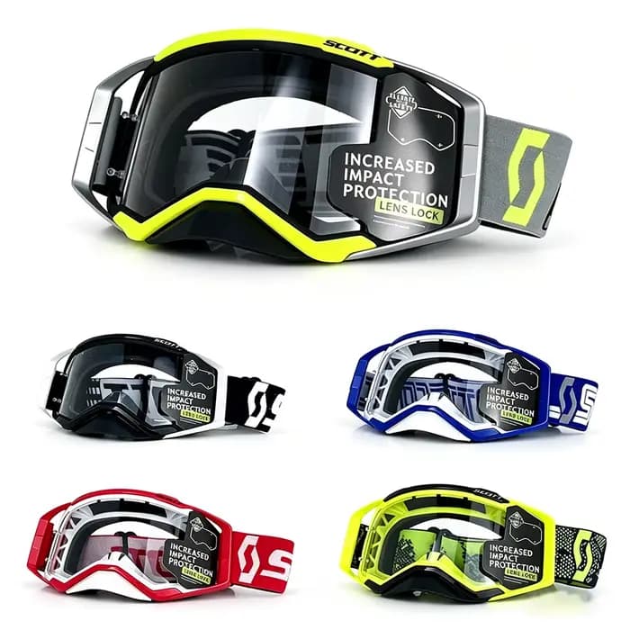 Lunettes de moto avec lentille HD