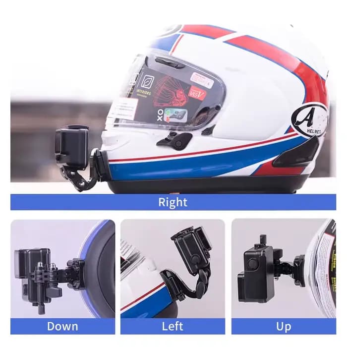 Support de mentonnière personnalisé en aluminium pour casque de moto Arai RX7X