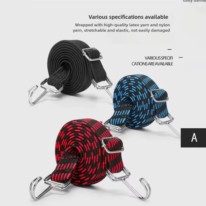 Crochets de corde de bagages en caoutchouc élastiques pour moto