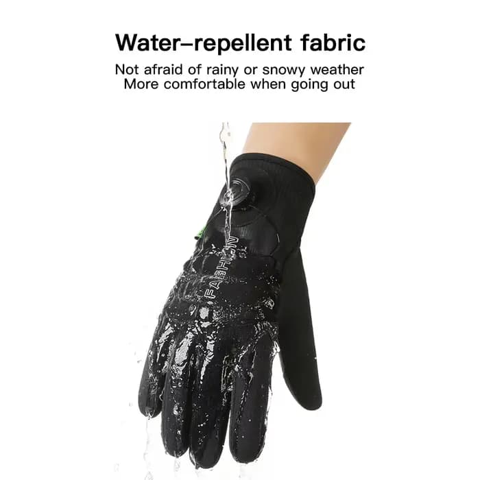 Gants de moto chauds d'hiver
