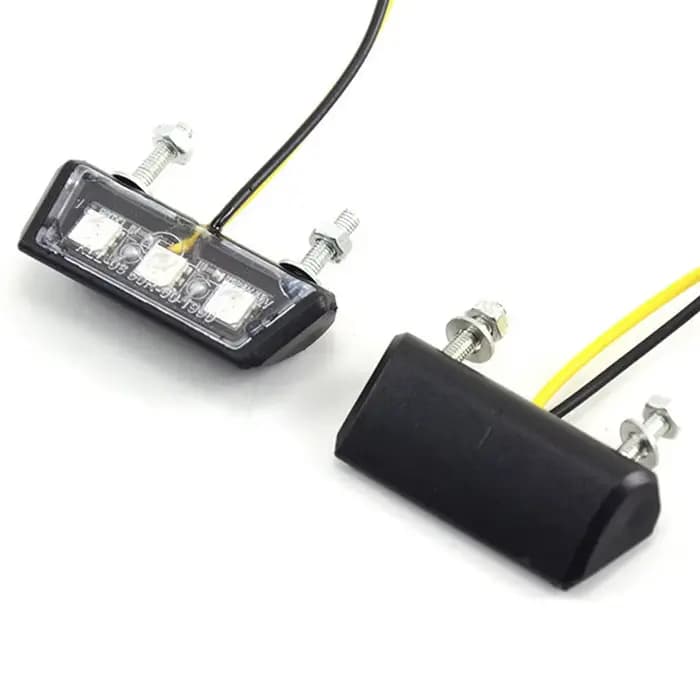 Lumière LED pour plaque d'immatriculation de moto