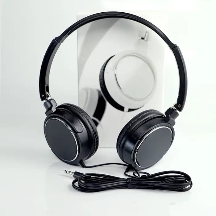 Universel 3.5mm filaire ordinateur casque pliable Portable musique jeu casque suppression de bruit sport écouteur stéréo casque