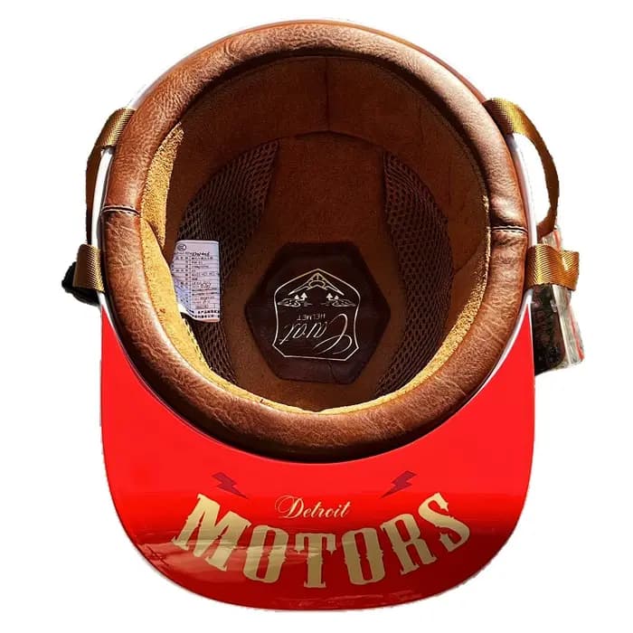 Casque de moto chaud vtt vélo unisexe cyclisme protecteur de sécurité demi-visage Type rétro