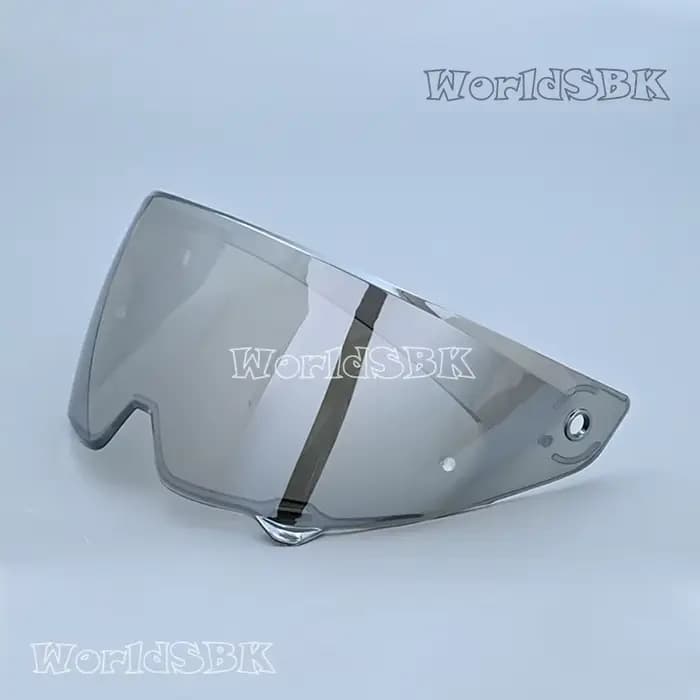 Visière de casque de moto avec placage de lunettes