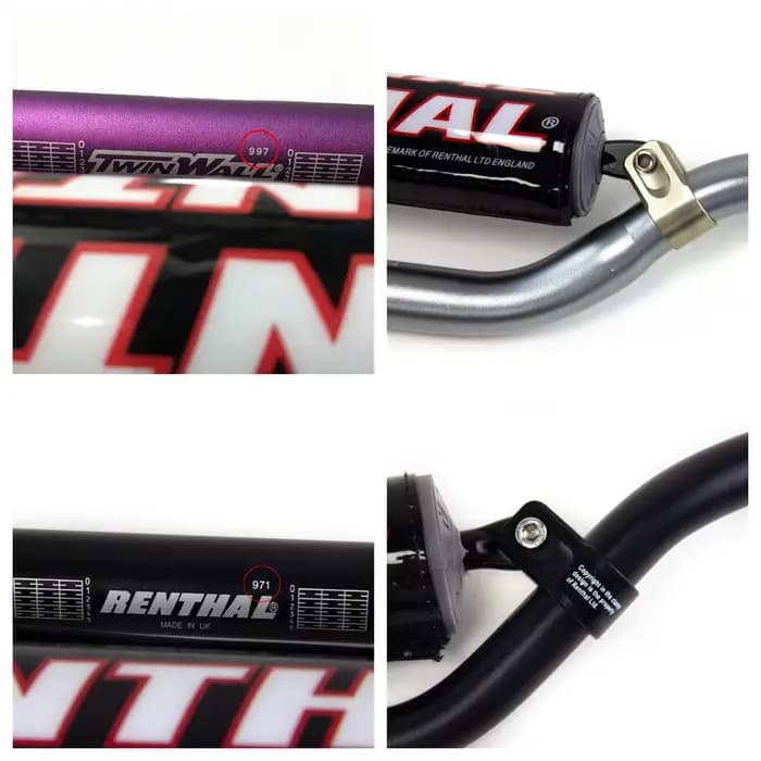 Guidon de moto 22/28mm pour RENTHAL 971/997 Dirtbike Grіpsi