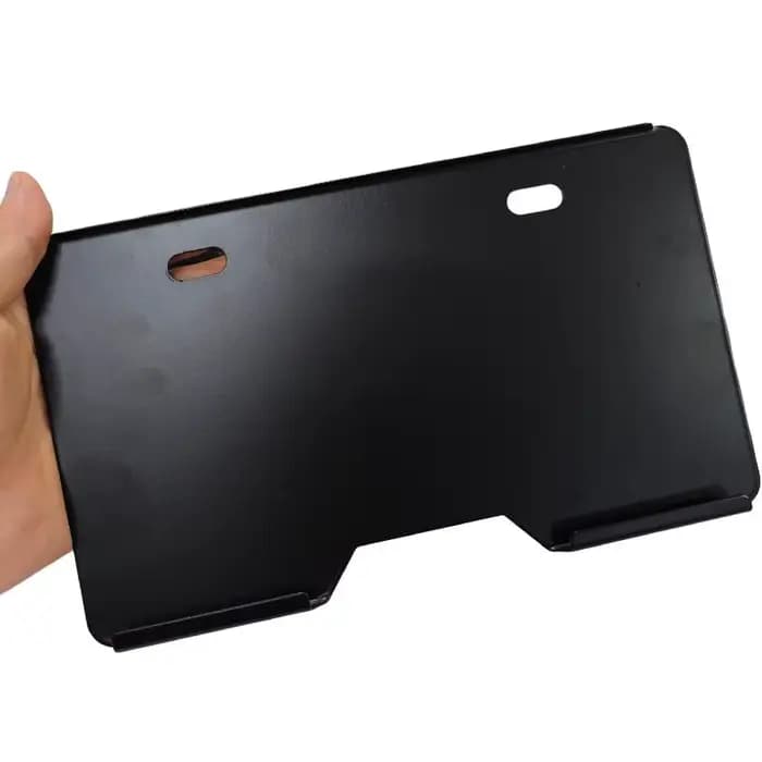 Support de plaque d'immatriculation de moto avec couvercle en acrylique transparent