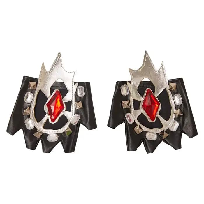 Accessoires de cosplay, collier, boucles d'oreilles, gants, accessoires de déguisement pour fête d'Halloween, carnaval, fantaisie, pour femmes et filles
