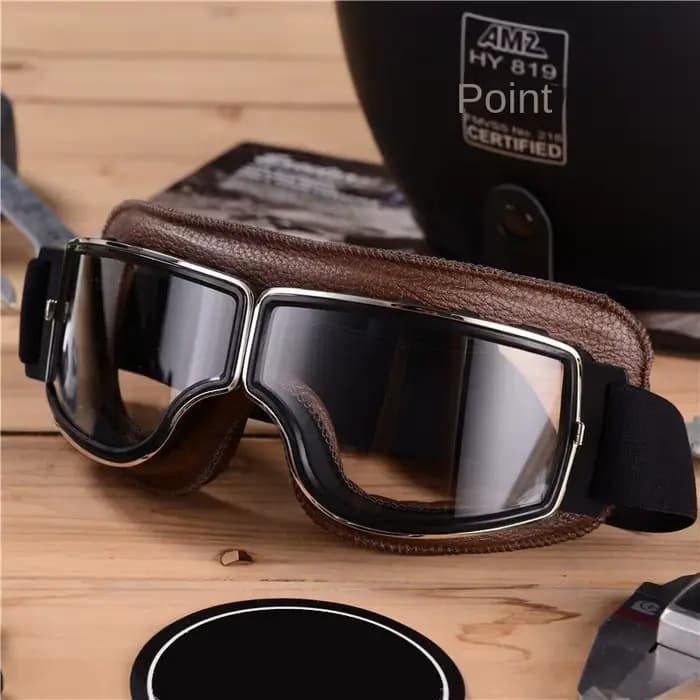 Lunettes de moto coupe-vent pour casque de moto