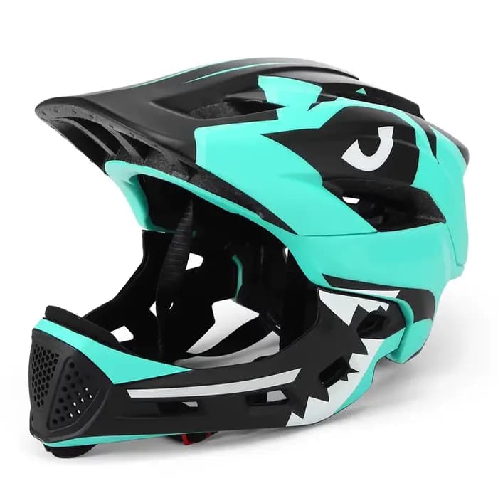 Casque de cyclisme VTT amovible pour enfants – Protection complète du visage pour la skateboard