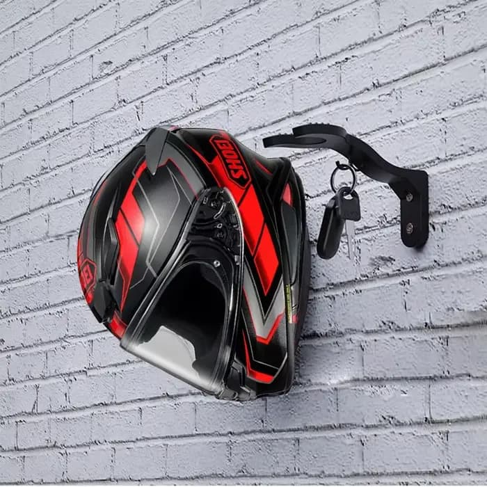 Accessoires de moto, crochet de fixation murale pour casque