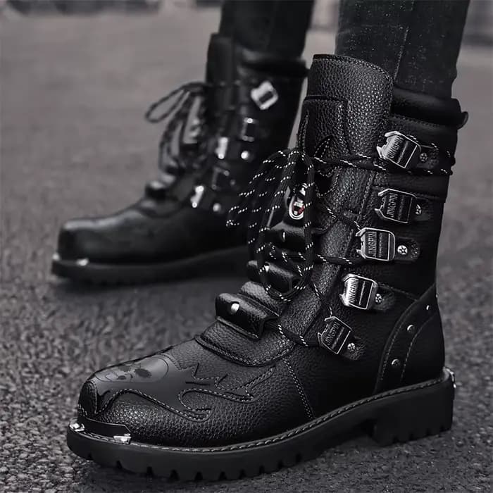 Bottes de moto quatre saisons pour hommes