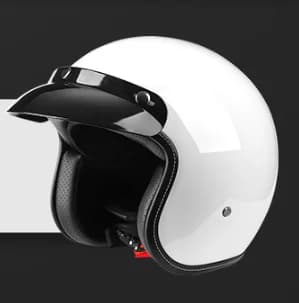 Casque de moto rétro, casque de véhicule électrique, casque de Locomotive 3/4, équipements de moto