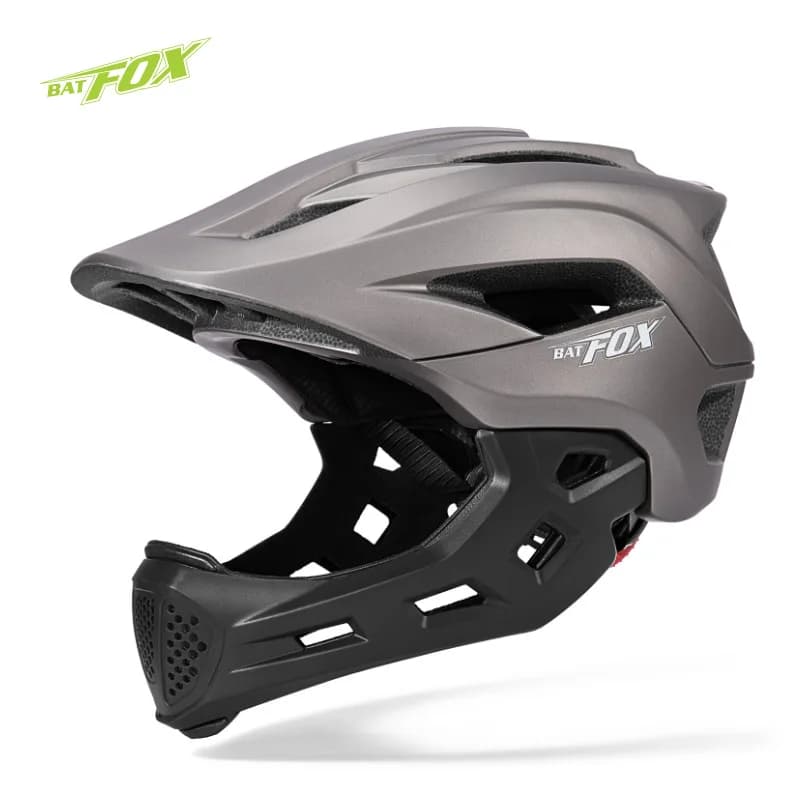 Casque de moto intégral pour enfant Bat Fox, casque de vélo VTT, casque de cyclisme pour enfants, ca