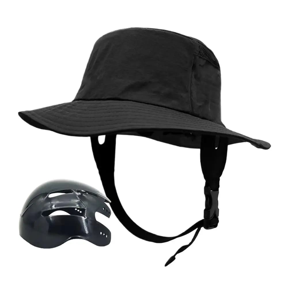 Casque de moto, protection pour la tête, large bord, coupe-vent, casque de sécurité réglable, chapea
