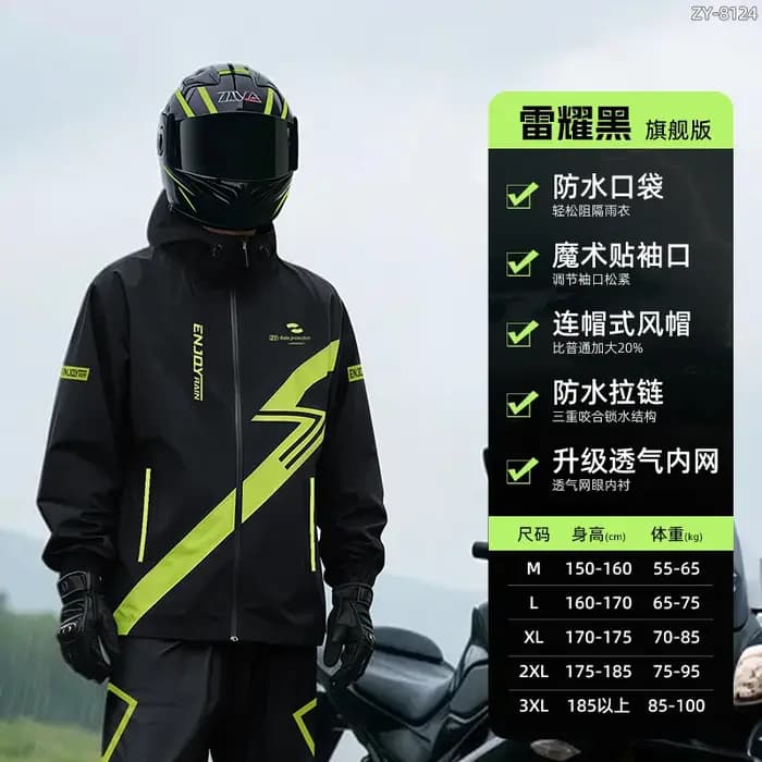 Nouvelle combinaison de pluie pour moto