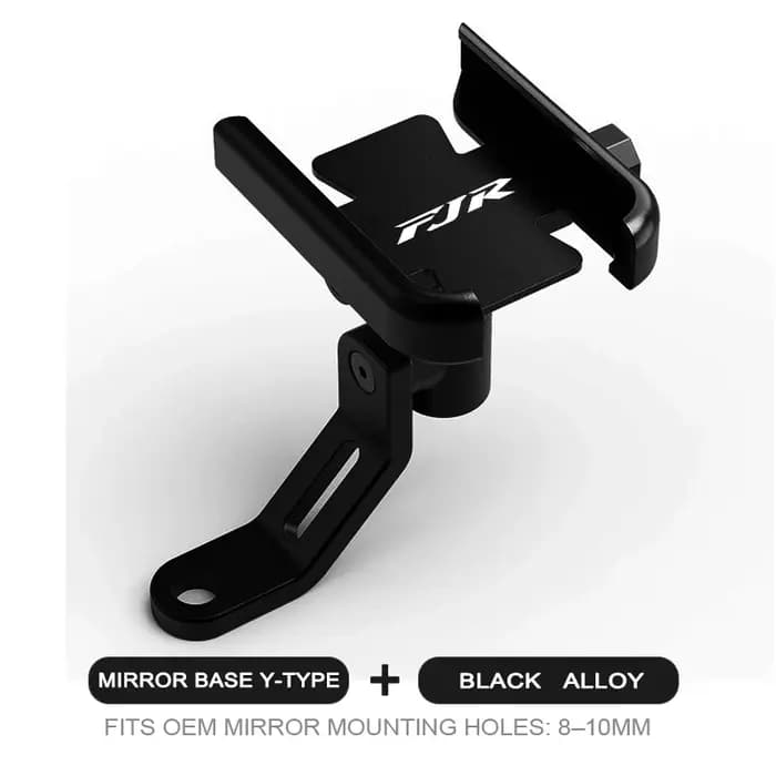 Support de téléphone de moto en alliage absorbant les chocs