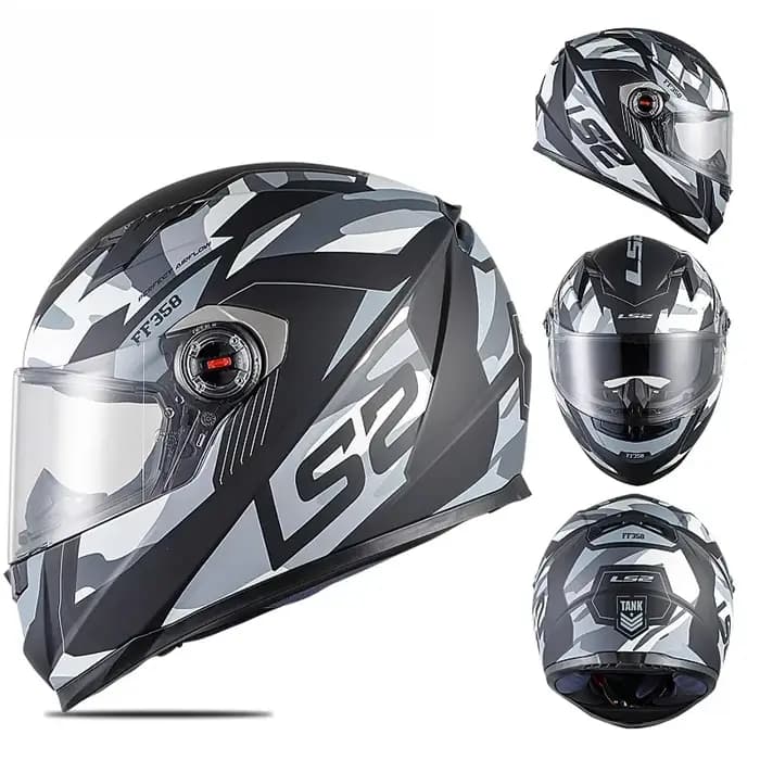Casque intégral de moto LS2