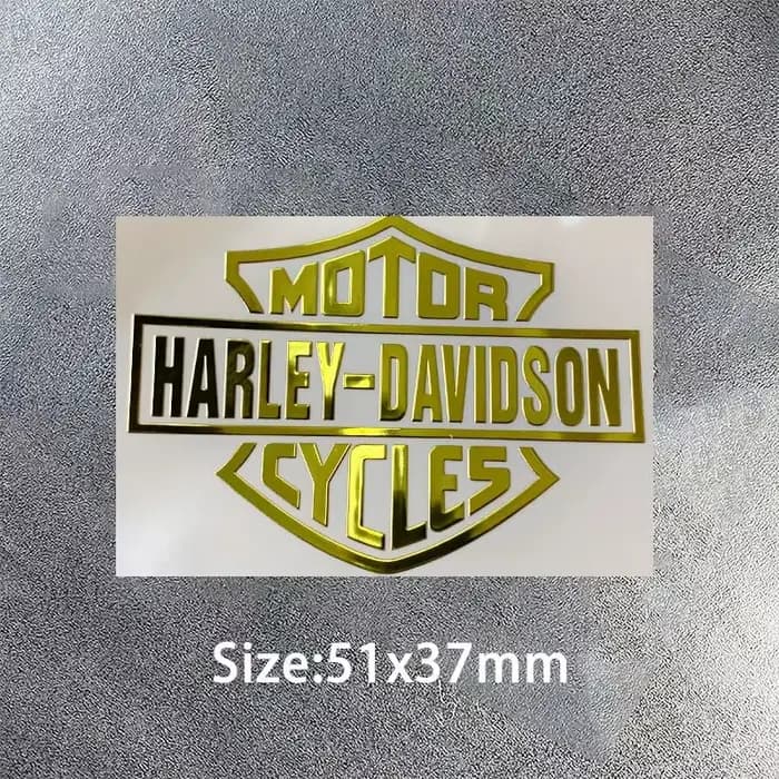 Autocollant personnalisé pour casque de moto en métal