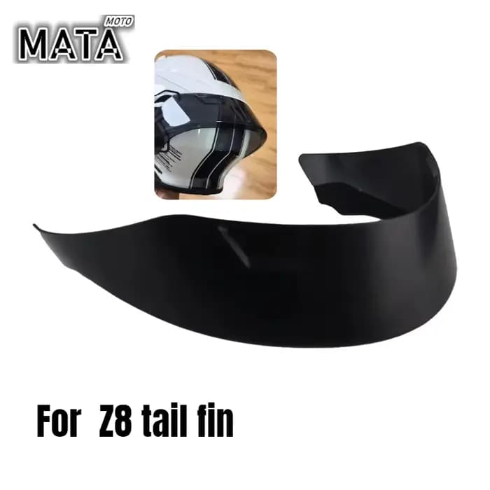 Grand Spoiler Arrière pour Casque Moto Z8 - Accessoire de Décoration pour Casques Shoei Z8