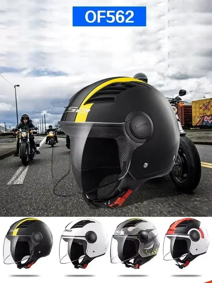 Accessoires de casque AIRFLOW pour LS2 OF562 Boucle de verrouillage/couvercle de lentille/boucle/anneau de