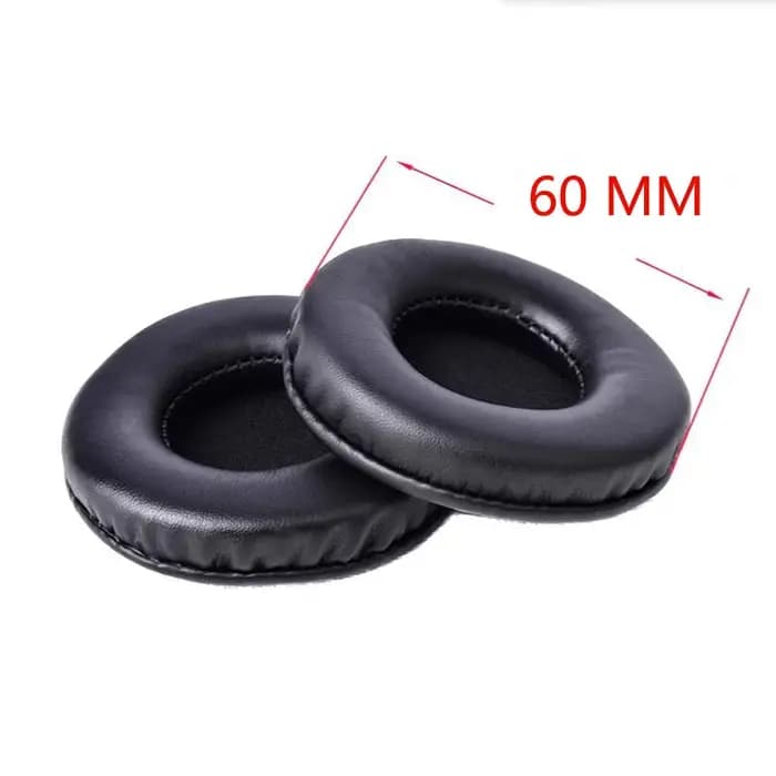 Coussinets d'oreille en mousse de cuir éponge pour casque