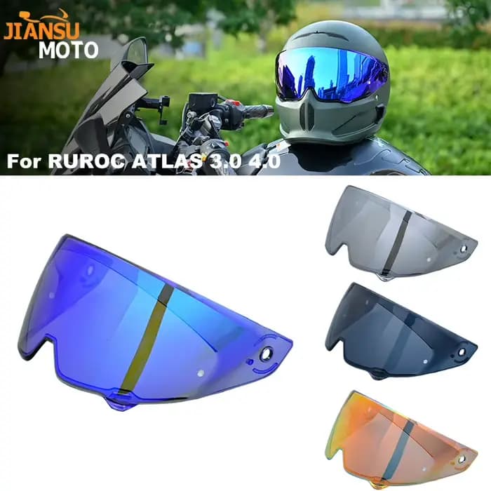Visière de casque de moto pour RUROC ATTol