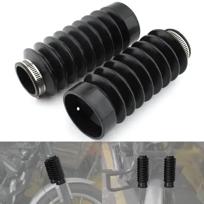 Paire de couvercles de fourche avant de moto
