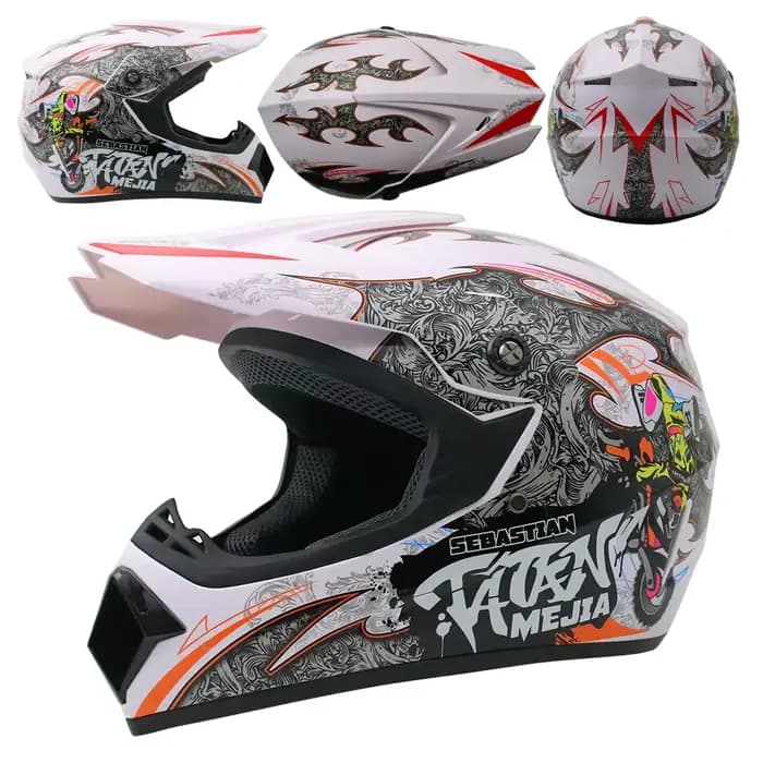 Casques de Moto course casque tout-terrain hommes