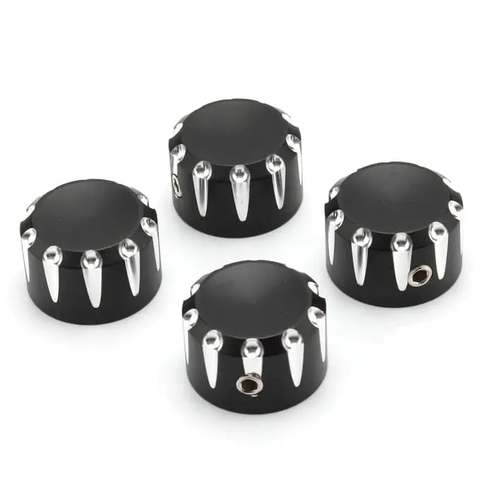 Boulons de tête de moto noirs/or, couvercle d'écrou en aluminium CNC pour Triumph Bonneville T120 T1