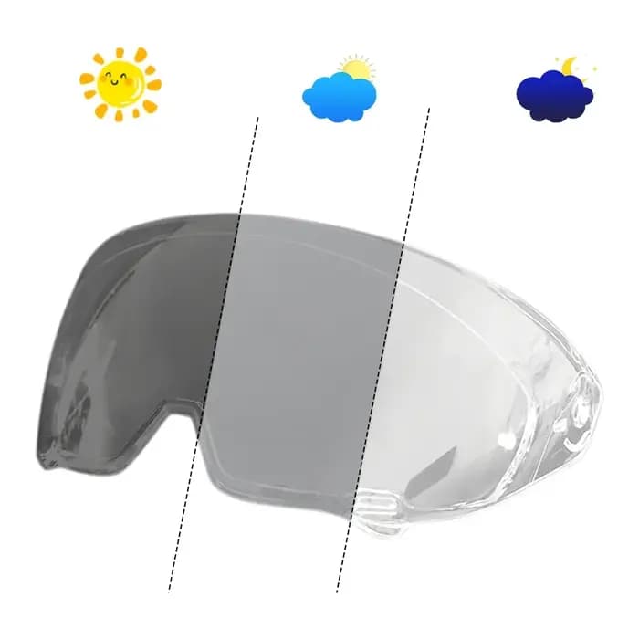 Lentille de protection pour casque de moto