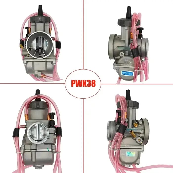Carburateur PWK 38mm pour Kawasaki KX125 KX250 KX500 Moto PWK38 Carb Keihin Air Striker Carburador KX 125 250 500 Carburatore