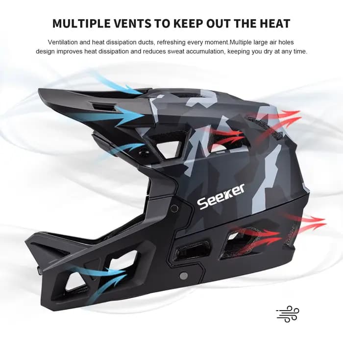 Casque de vélo de montagne camouflage UMUSEEKER