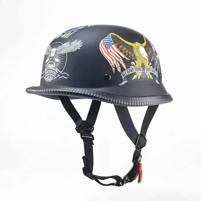 Casque certifié DOT, casque de moto vintage