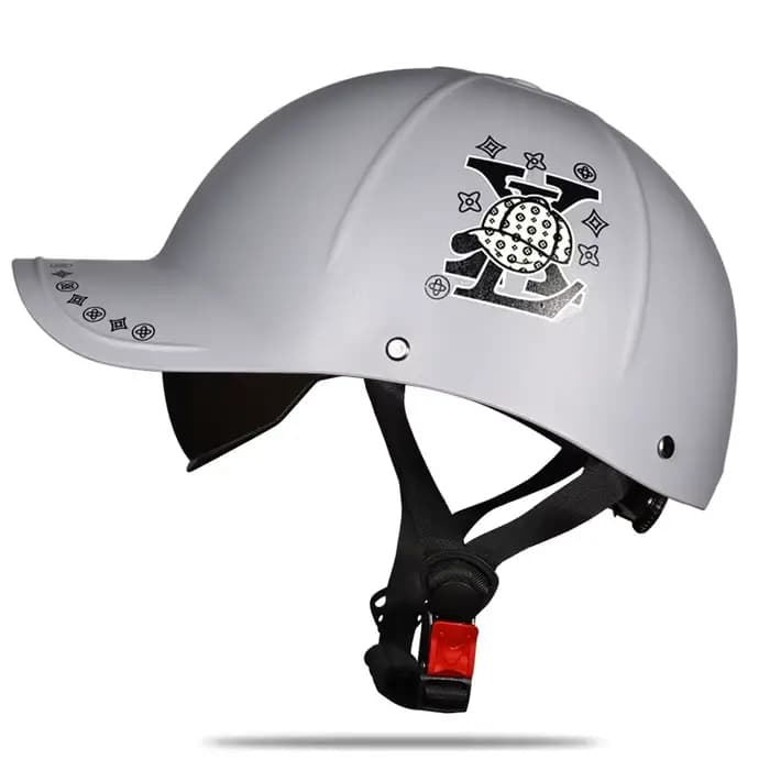Demi-casque de moto rétro unisexe, scooter électrique léger, endoscope invisible, casque de sécurité