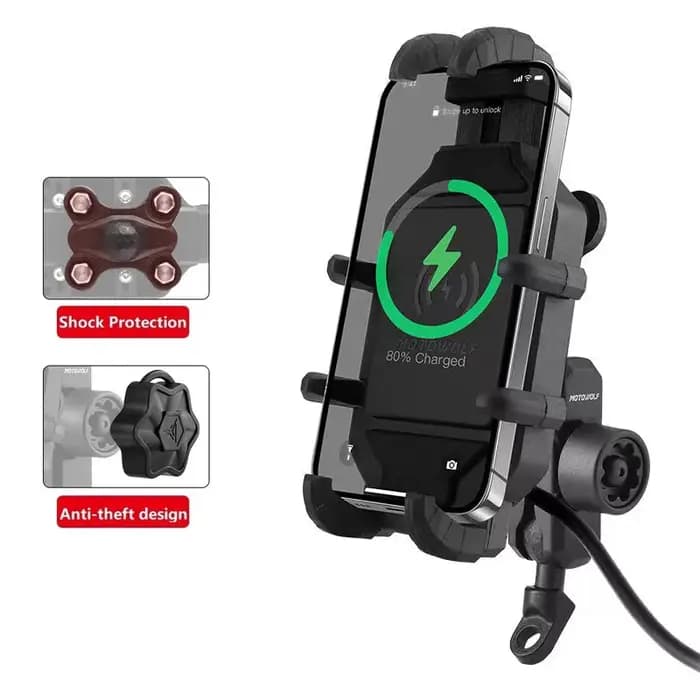 Support de téléphone de chargement sans fil pour Moto
