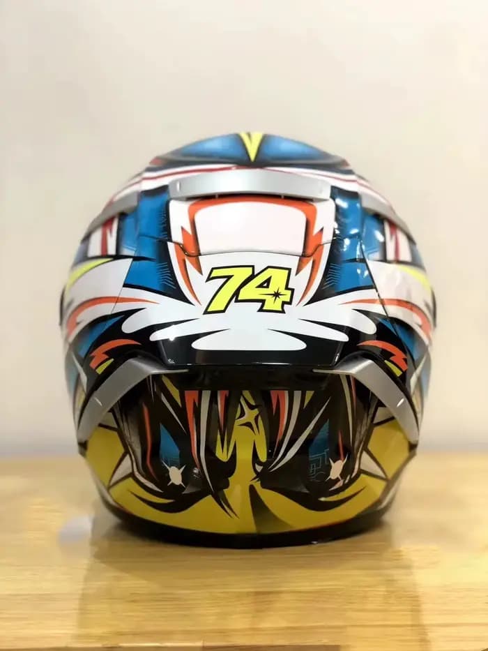 Casque De moto intégral X14 rouge daijiro équitation