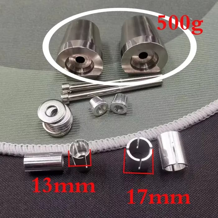Embouts de poignées de moto en acier inoxydable, pour Suzuki GSR750, GSR600, GSR400, GSR GSX1400, GS