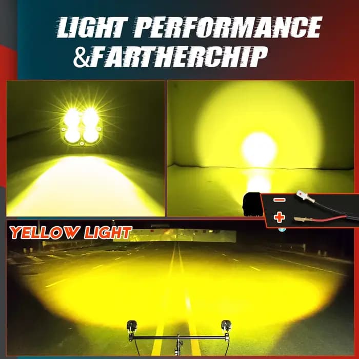 CO LIGHT 3 pouces Led Spot lampe de travail 12V 24V antibrouillard conduite tout-terrain 4X4 4WD pro