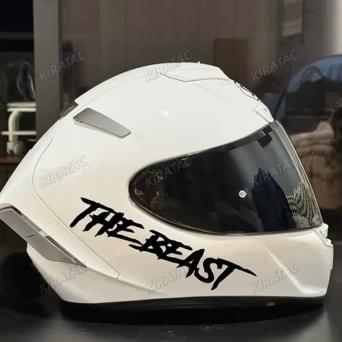 Autocollants pour casque de moto THE BEAST