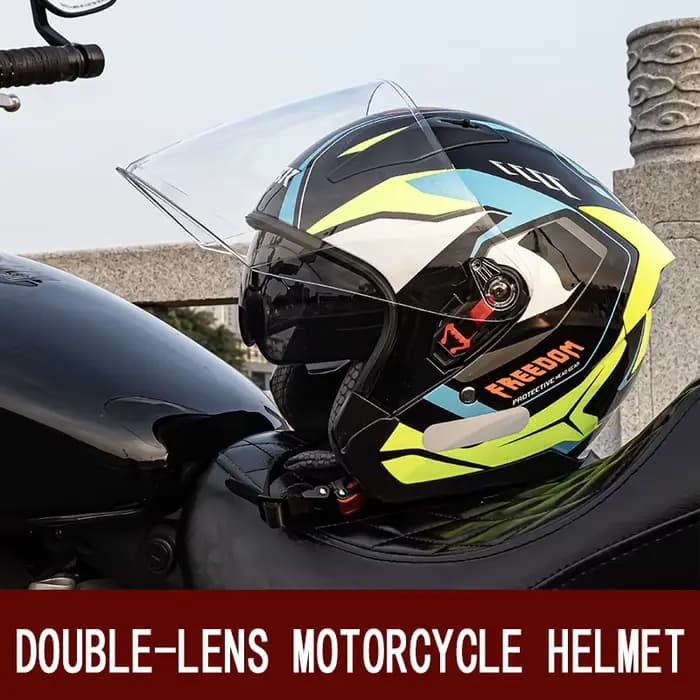 Casque de moto rétro chaud