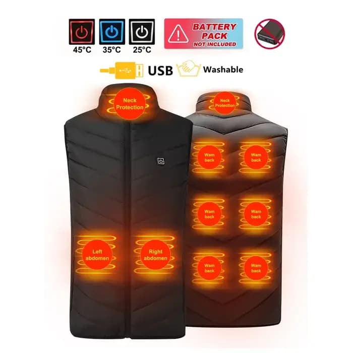Veste chauffante pour moto