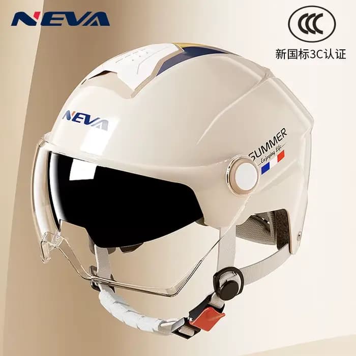 Casques de motos électriques été hommes femmes vélos électriques Protection solaire demi-casques tou
