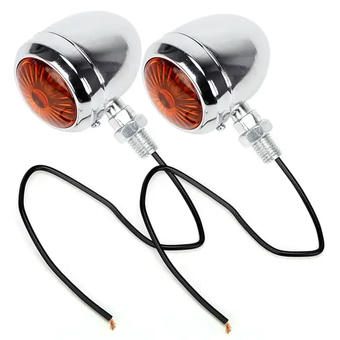 Clignotants LED universels pour moto, feux arrière, indicateur de scooter, accessoires de vélo de co