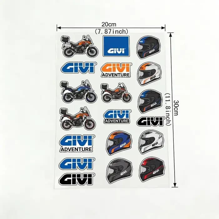 Autocollants réfléchissants pour moto GIVI