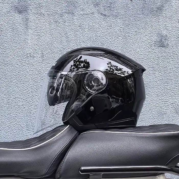 JIEKAI-512 Casque Moto Hurbike touristes Lentille Été/Hiver Ouvert Visage Casque Moto ent.com ete 13