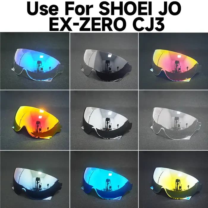 Visière de casque de remplacement pour SHOEI JO EX-ZERO CJ3, Anti-buée électrochromique et Aurora, Protection UV, utilisation jour et nuit